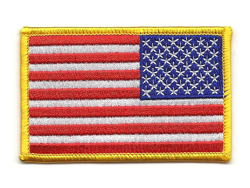 U.S. reverse field flag.